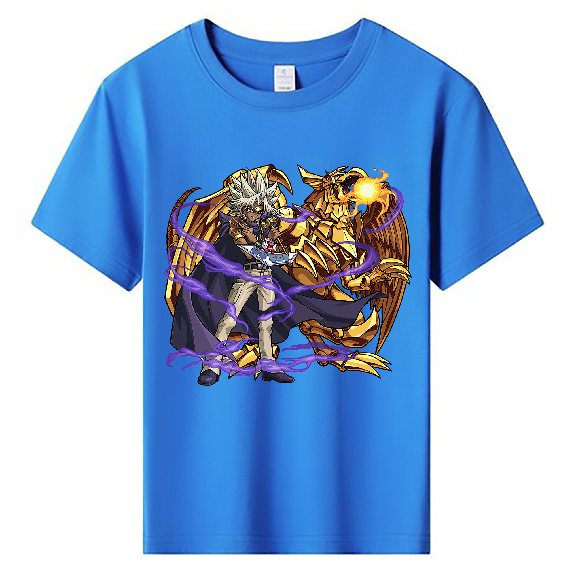 （画像用） 遊☆戯☆王 Yu-Gi-Oh! 綿100％キッズTシャツ（フロントプリント）